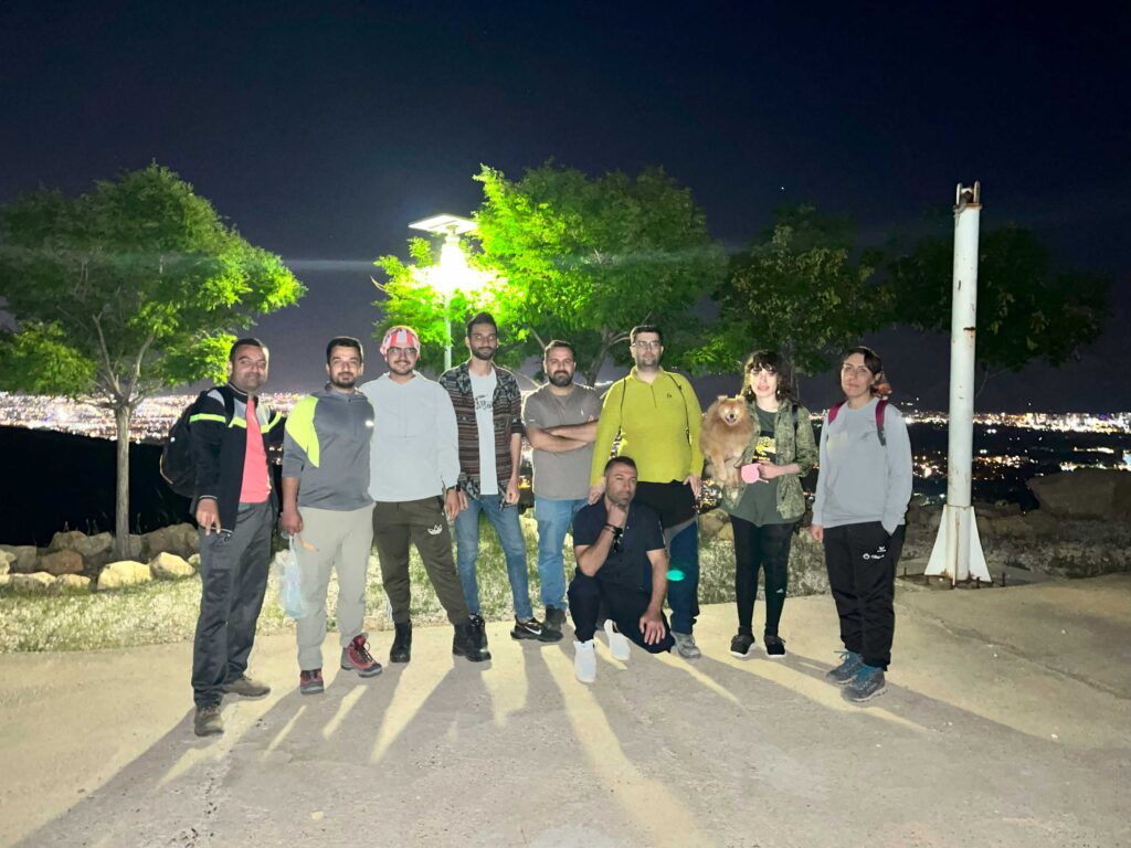 Bame Shiraz, Saeid Zare, Ahlam Jarzadeh, Reza Mansouri, Hamed Izadi, Jaffar Faghihi, Hamed Emadi, Sadegh Qorbani, Sadegh Ghorbani, Shiraz, Tour,  Hiking